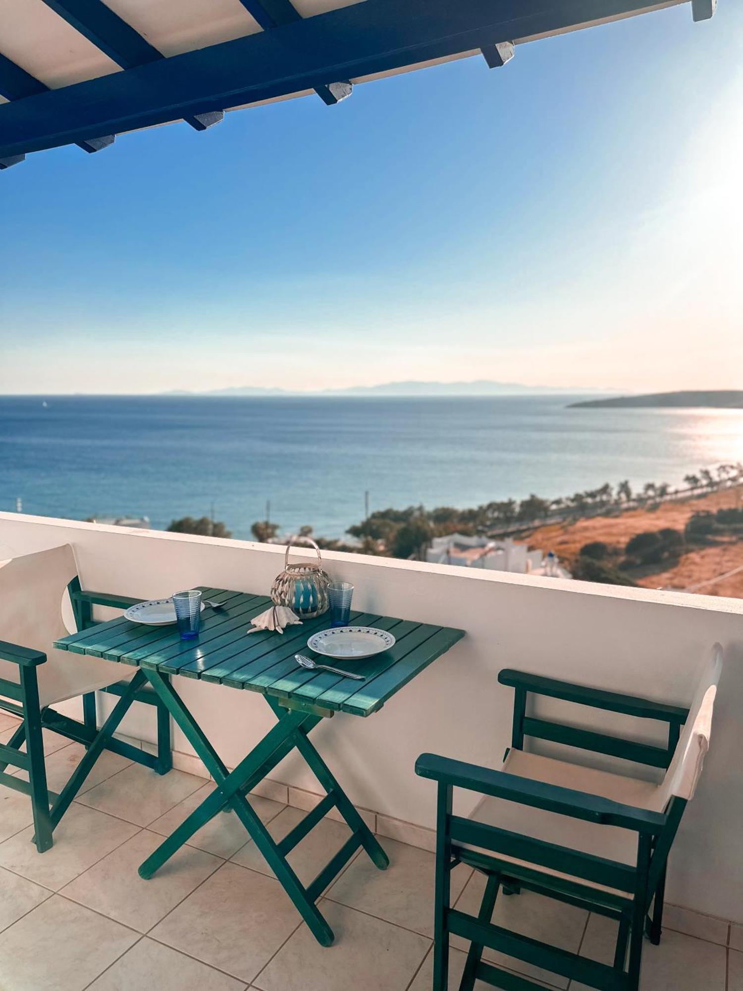 Blue Orison House Tinos For 5 Persons With Seaview Villa Perastra Exterior photo