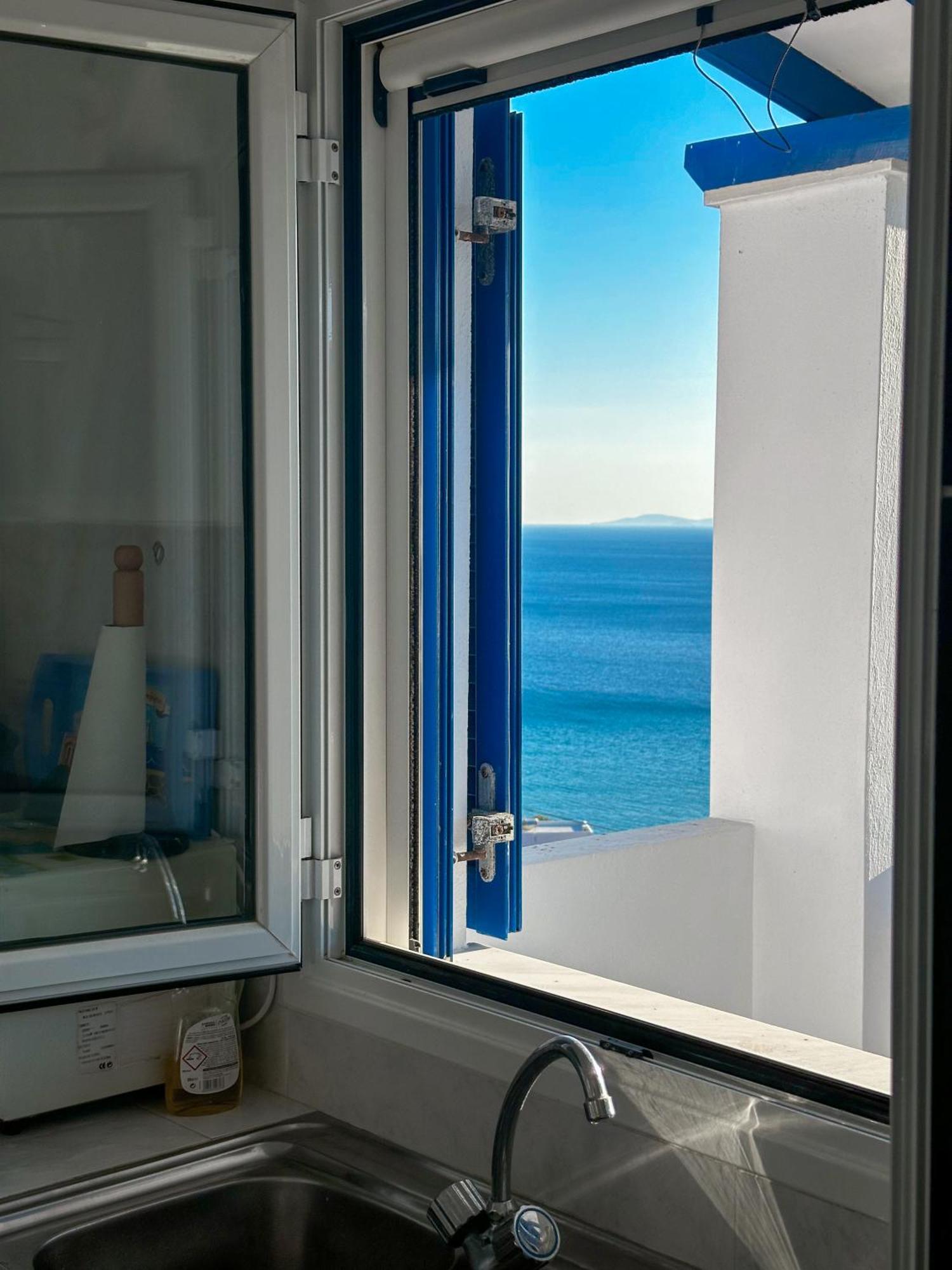 Blue Orison House Tinos For 5 Persons With Seaview Villa Perastra Exterior photo